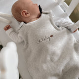 Organic Fleece Baby Sleeping Bag Grey by Malomi Kids