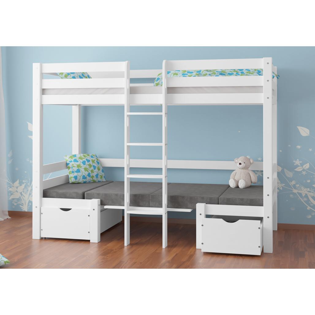 ELEN Bunk Bed WHITE PINE