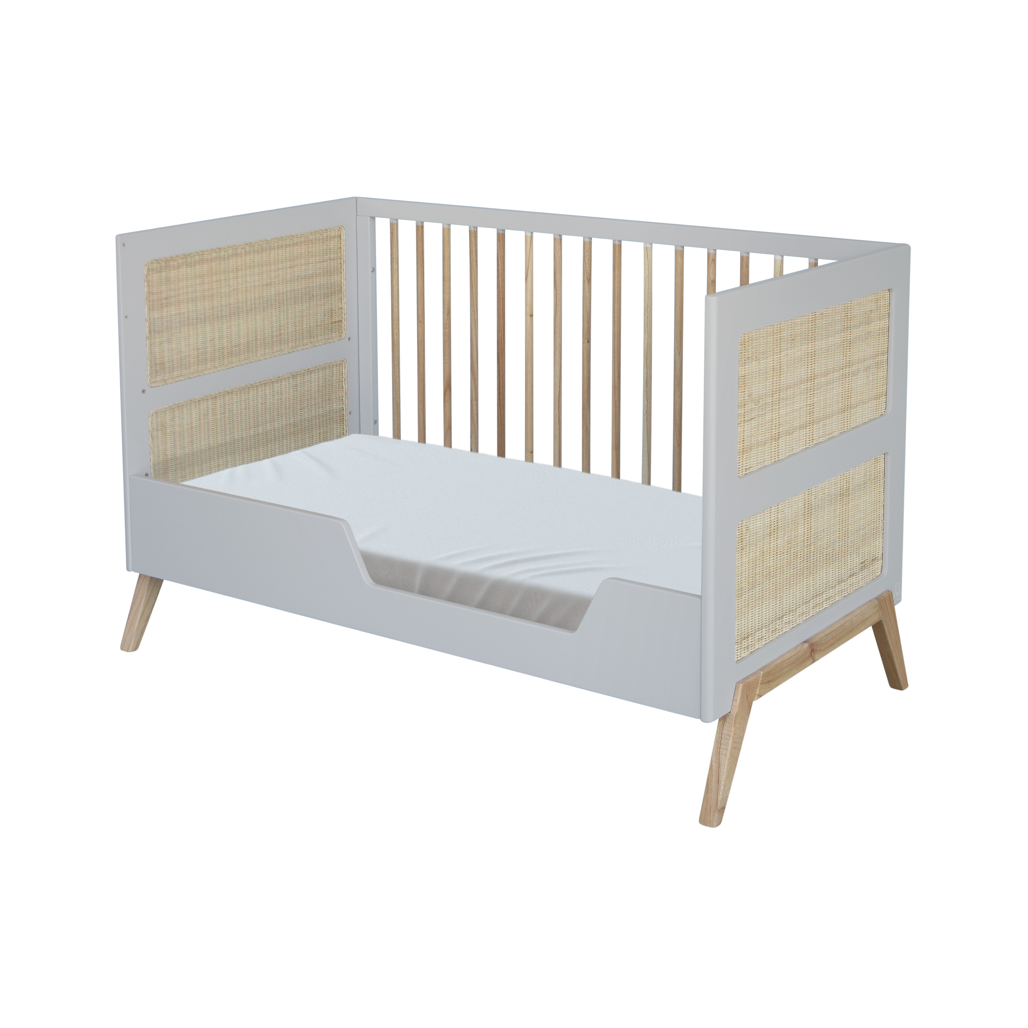 Marelia Multi-Evolutive Bed Rattan 70 x 140 - Moon
