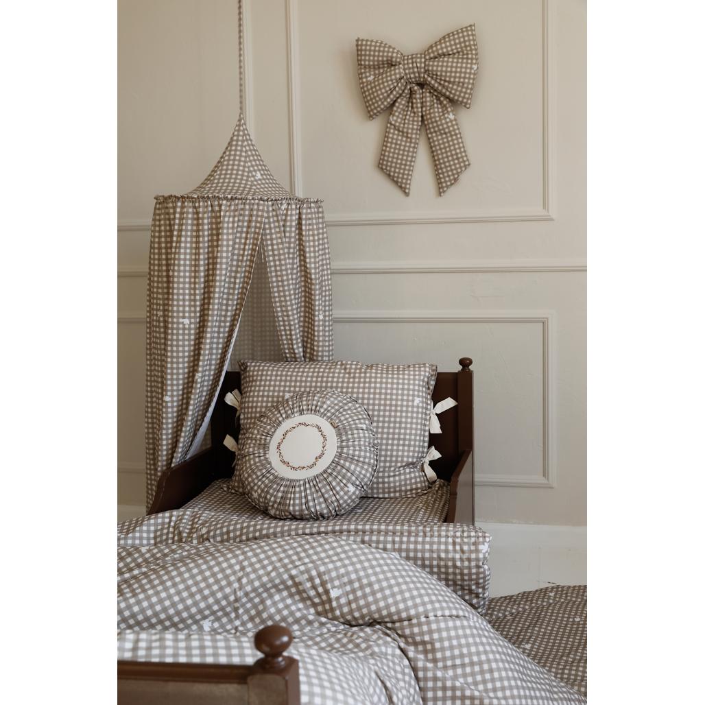 Countryside Check Cot Canopy by Malomi Kids