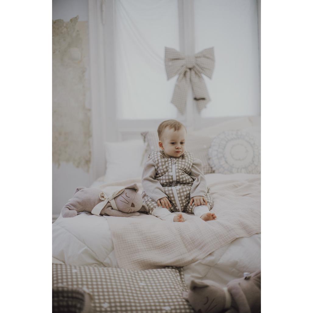 Countryside Check Sleeping Bag with Legs by Malomi Kids