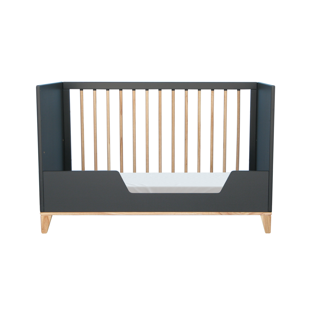 Naia Evolutive Bed rattan 60 x 120 - Onyx
