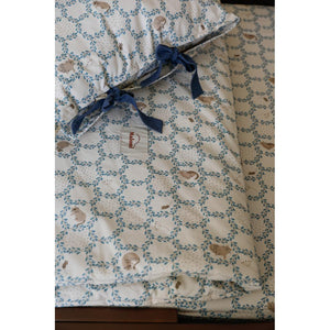 Blue Cottage Bedding Set with Filling by Malomi Kids