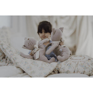 Organic Fleece Cat Cuddly Toy by Malomi Kids