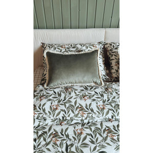 Velvet Cushion with Fringe by Malomi Kids