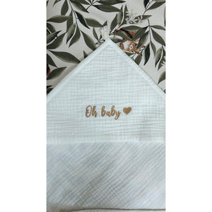 Muslin Hooded Towel by Malomi Kids
