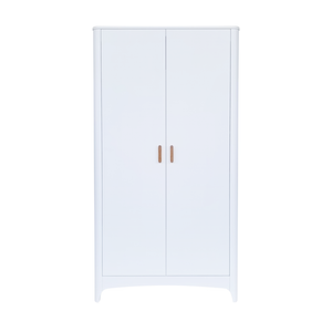 NÉRÉE & NÉRÉIDES 2-Door Wardrobe - Neige