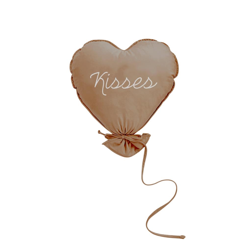 Velvet Heart Balloon Cushion by Malomi Kids