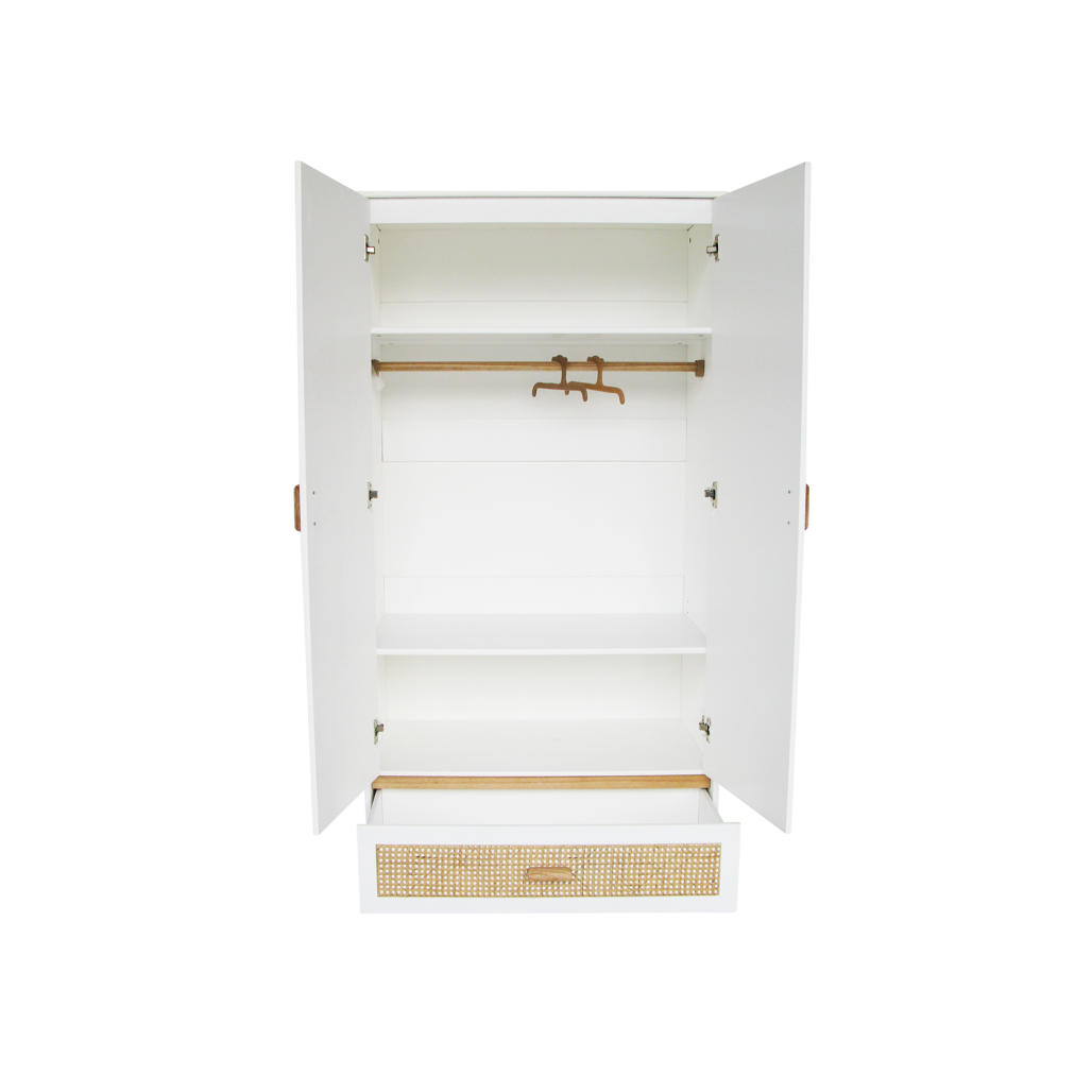 NAMI Neige Rattan Wardrobe