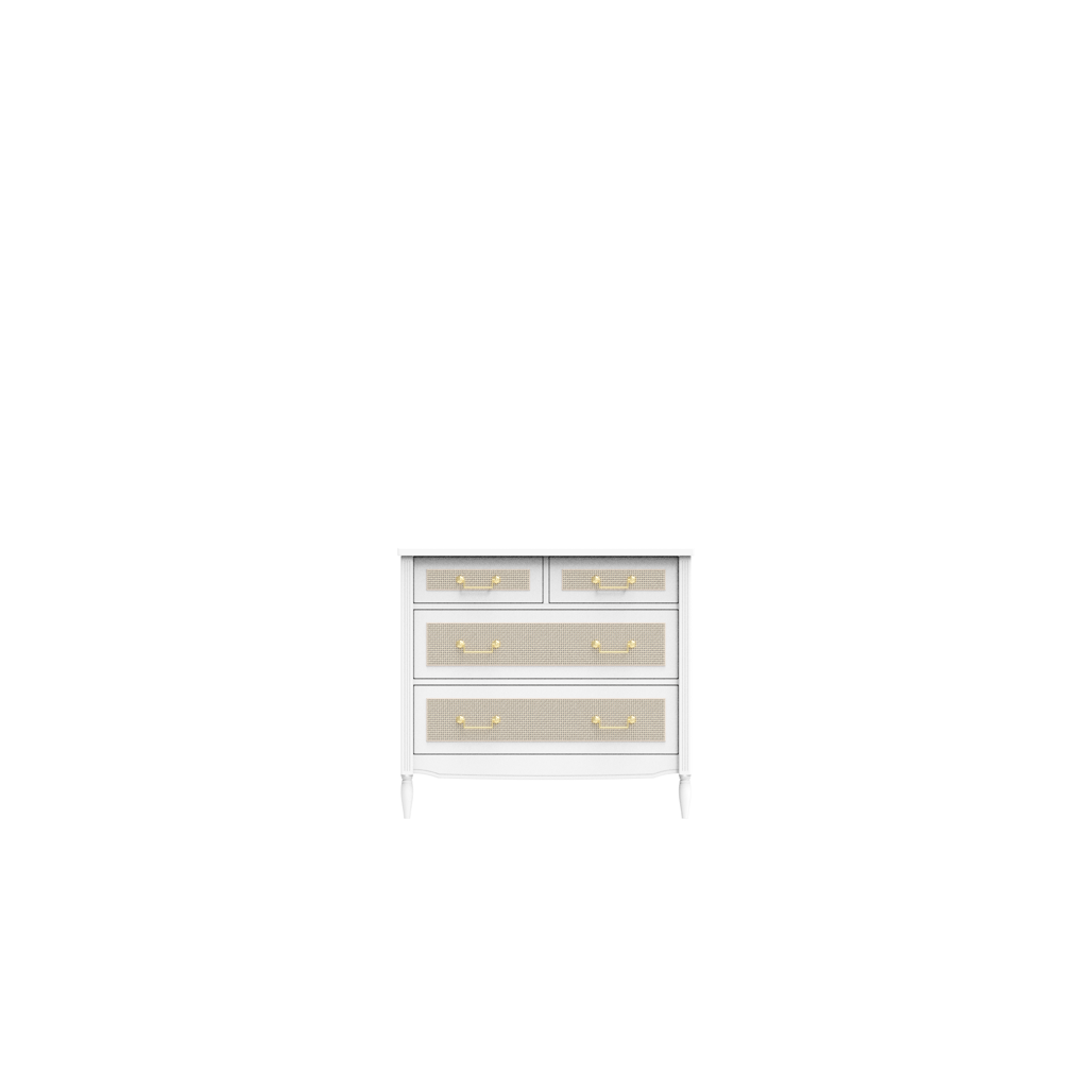 HERMIONE Chest of Drawers - Neige