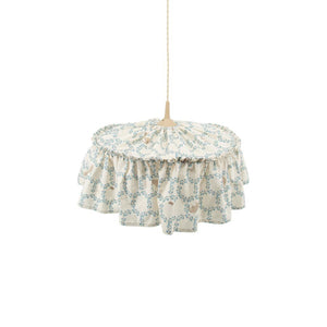 Blue Cottage Fabric Lampshade by Malomi Kids