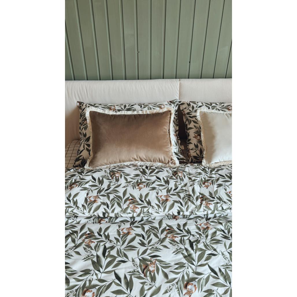 Velvet Cushion with Fringe by Malomi Kids