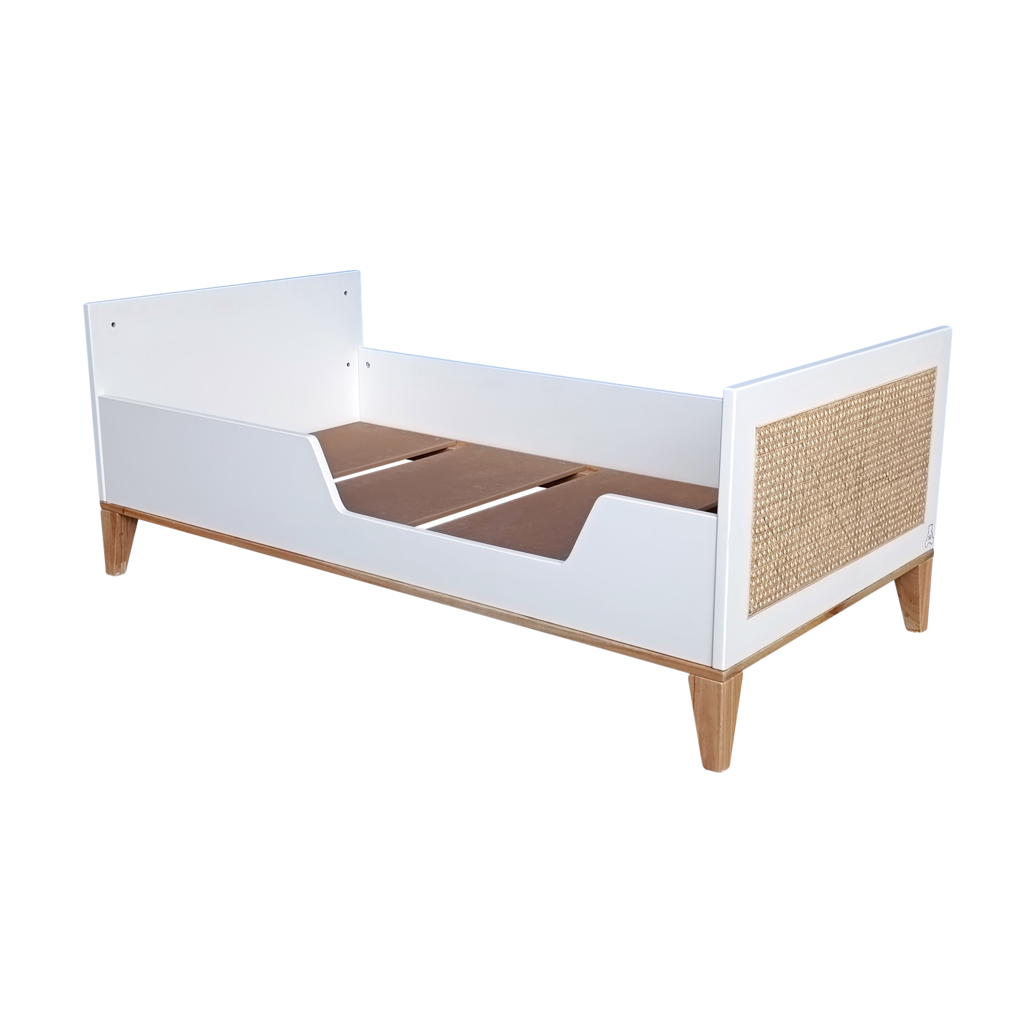 NAMI Neige Evolutive Bed 70 x 140 - From Crib to Junior Bed