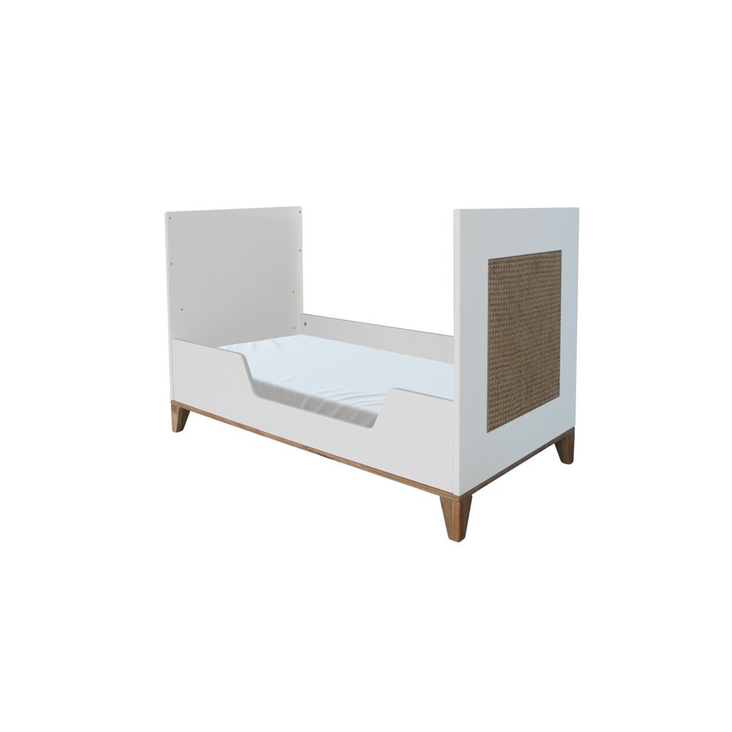 NAMI Neige Evolutive Bed 60 x 120 CM - From Crib to Toddler Bed