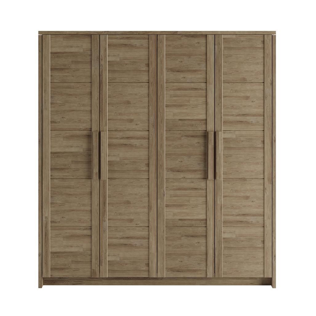 WARDROBE TIMO 4T WG - OAK RUSTIC