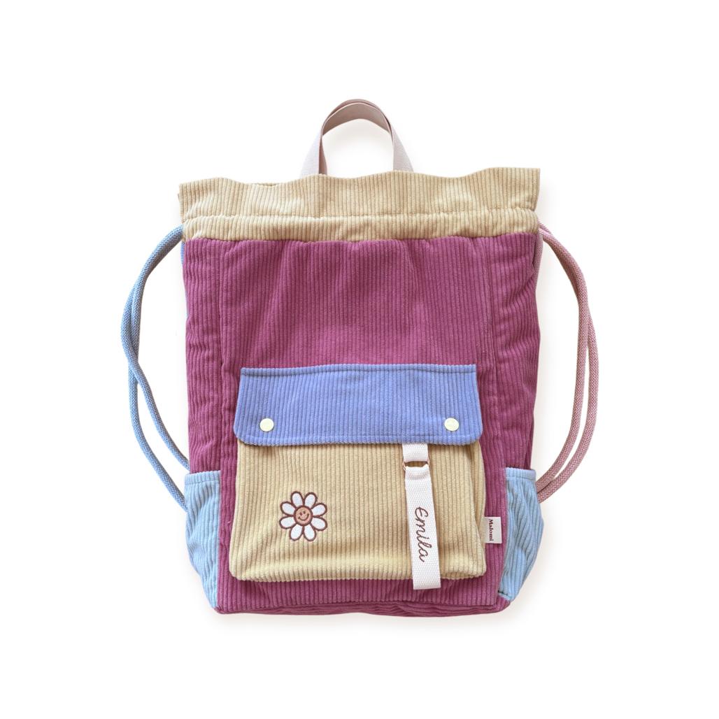 Personalised Corduroy Backpack by Malomi Kids