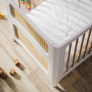 NÉRÉIDES Neige Evolutive Bed 70 x 140 CM - From Crib to Junior Bed