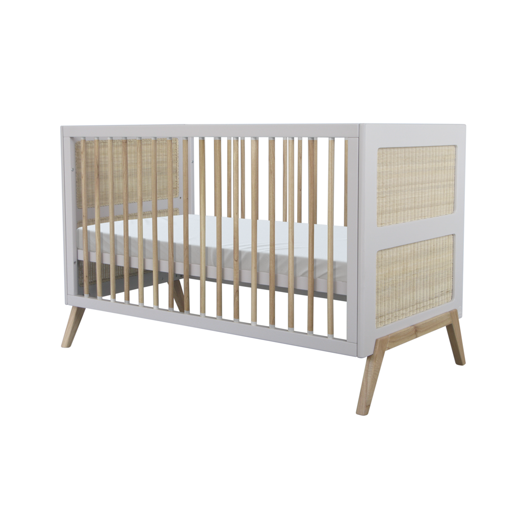 Marelia Multi-Evolutive Bed Rattan 70 x 140 - Moon
