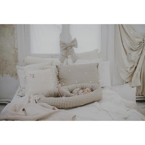 Corduroy Frill Cushion by Malomi Kids