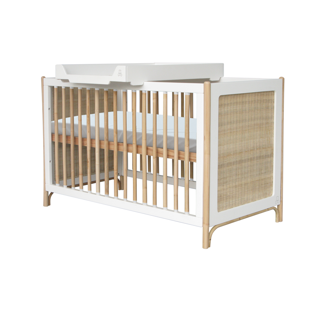Oceania Evolutive Bed 60 x 120 - Neige