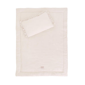 Muslin Ruffle Bedding Set with Filling by Malomi Kids