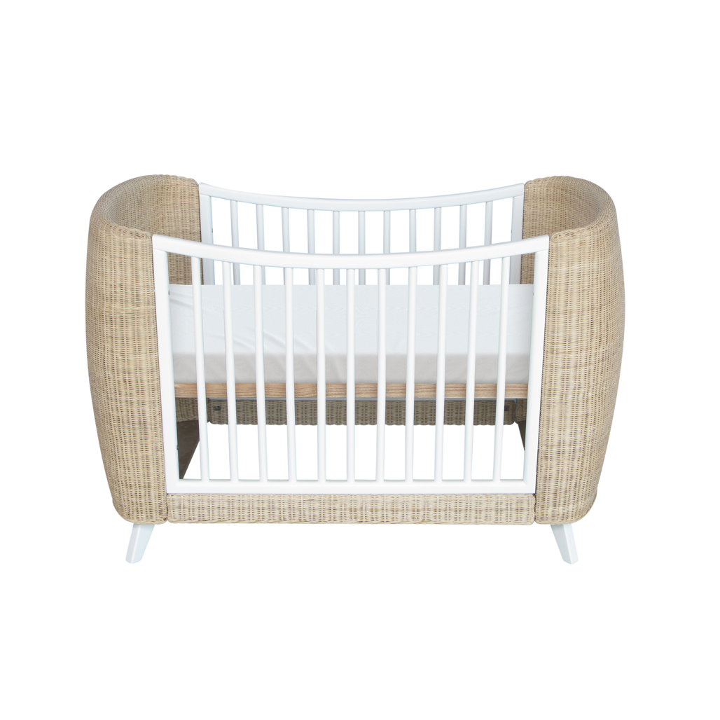 COQUILLAGE Evolutive Bed 70 x 140 - From Crib to Junior Bed