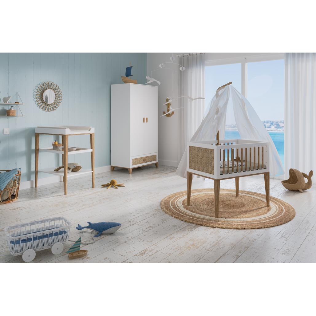 NAMI Neige Cradle - Rattan / Neige