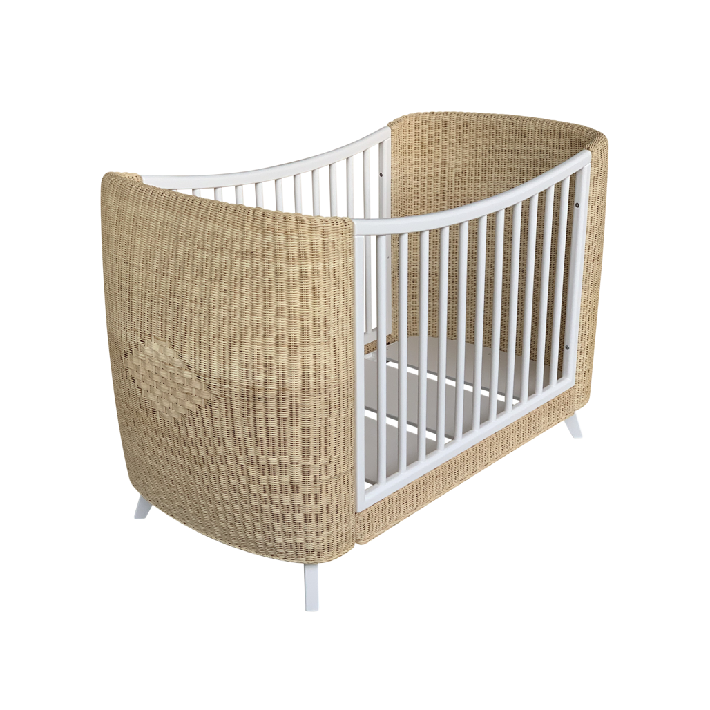 COQUILLAGE Evolutive Bed 70 x 140 - From Crib to Junior Bed