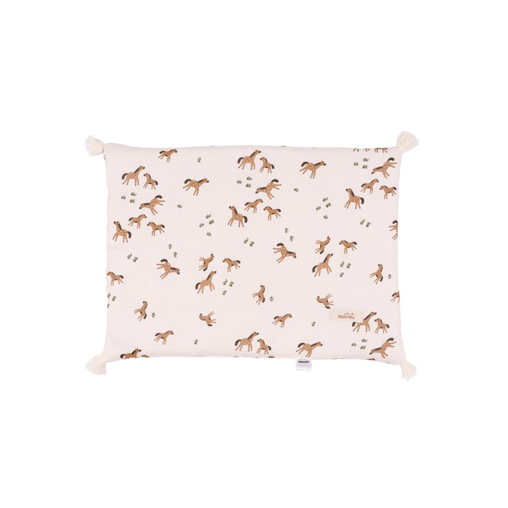 Free Horses Bamboo Baby Pillow by Malomi Kids