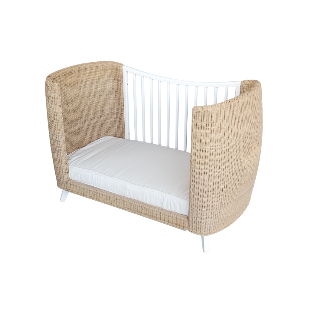 COQUILLAGE Evolutive Bed 70 x 140 - From Crib to Junior Bed