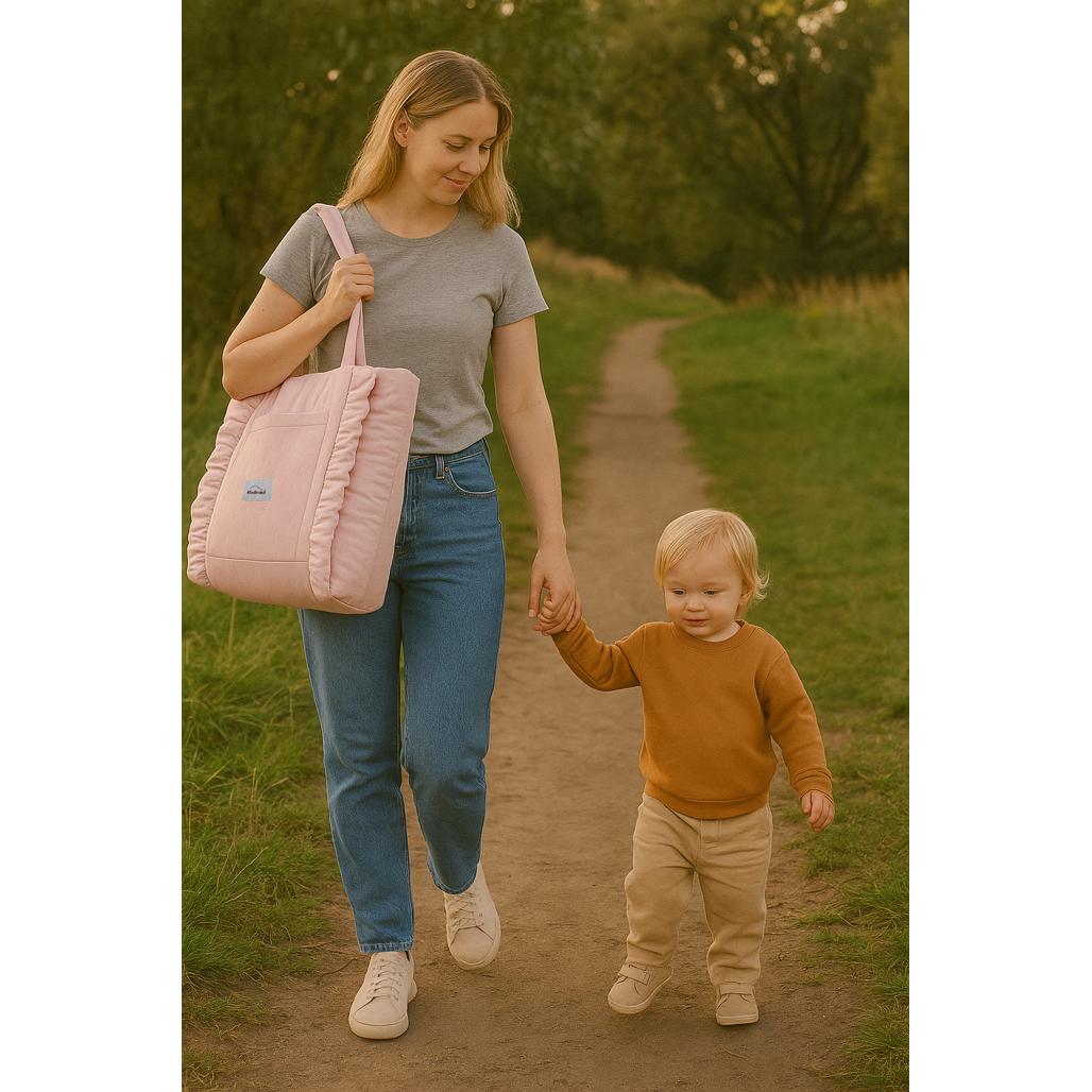 Ruffle Shopper Bag by Malomi Kids