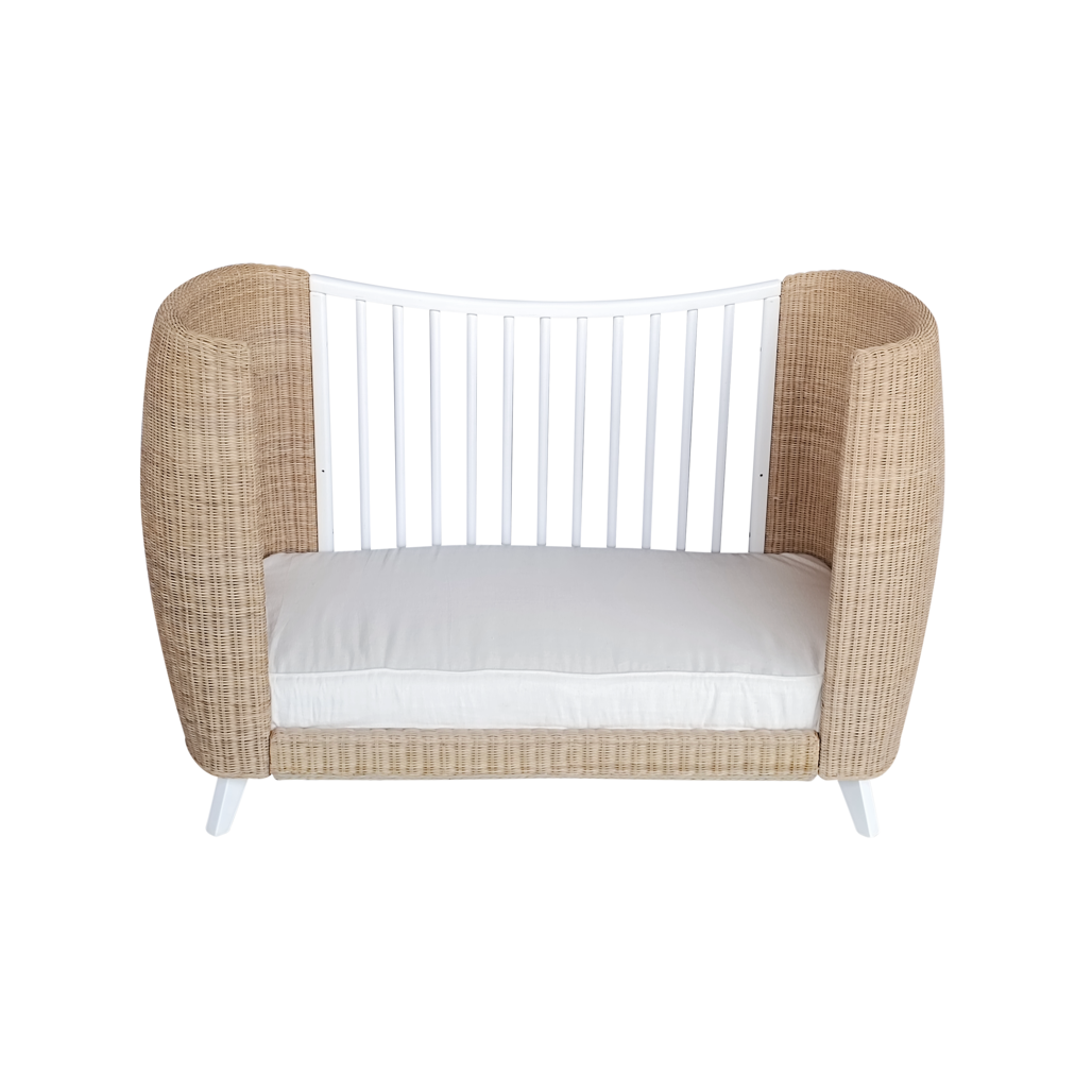 COQUILLAGE Evolutive Bed 70 x 140 - From Crib to Junior Bed