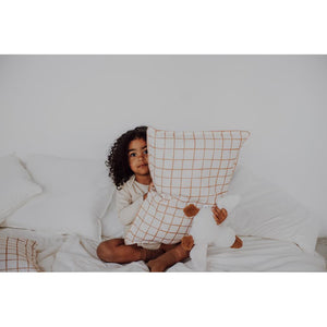 Camel Check Bedding Set with Filling by Malomi Kids