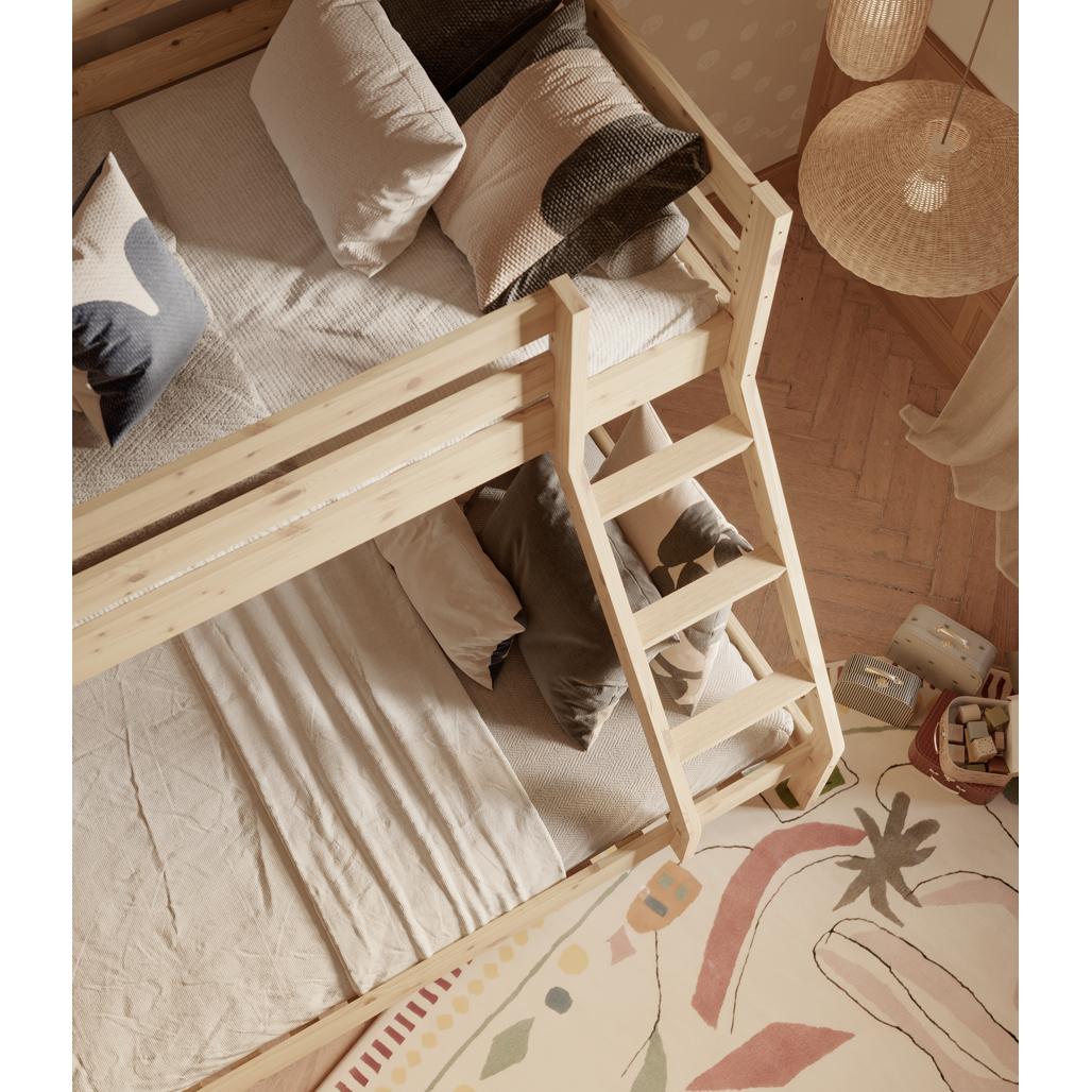 DENIS Bunk Bed LACQUERED PINE