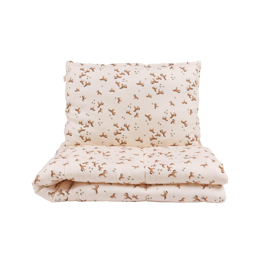 Free Horses Bamboo Bedding Set with Filling by Malomi Kids