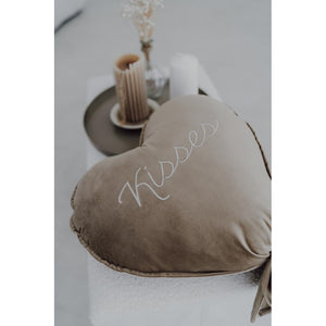 Velvet Heart Balloon Cushion by Malomi Kids
