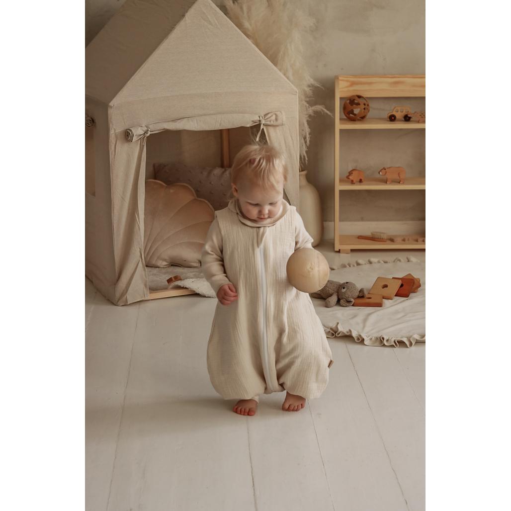 Muslin Sleeping Bag with Legs by Malomi Kids