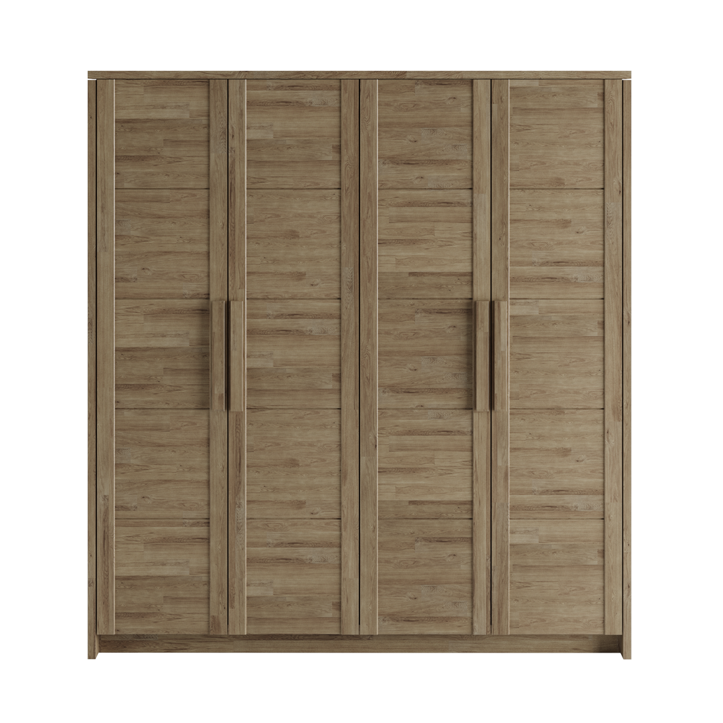 WARDROBE TIMO 4T WG - OAK RUSTIC
