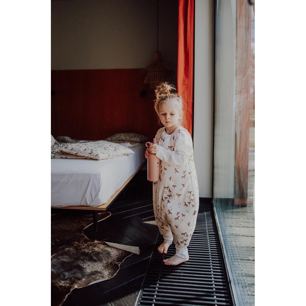 Free Horses Bamboo Sleeping Bag with Legs by Malomi Kids