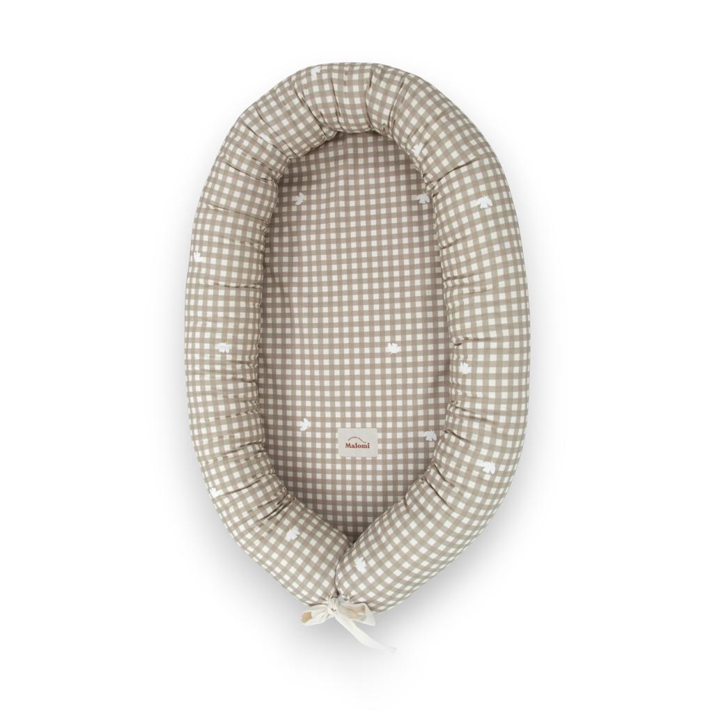Countryside Check Baby Nest by Malomi Kids