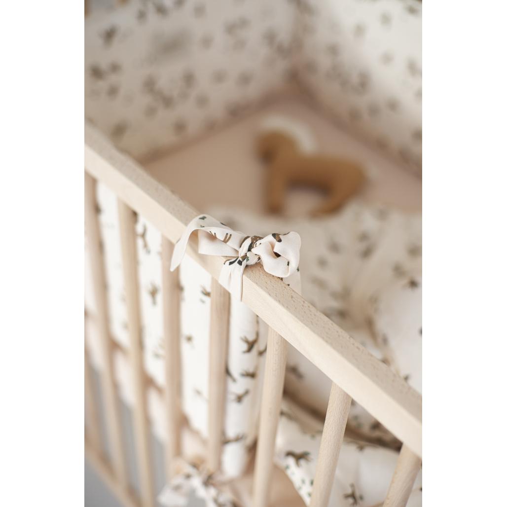 Free Horses Bamboo Cot Bumper by Malomi Kids