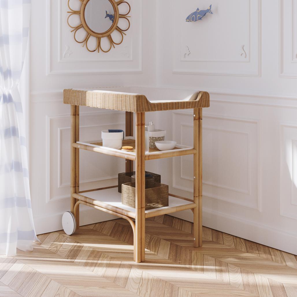 Oceania Changing Table - Neige