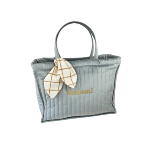 Quilted Velvet Changing Bag by Malomi Kids