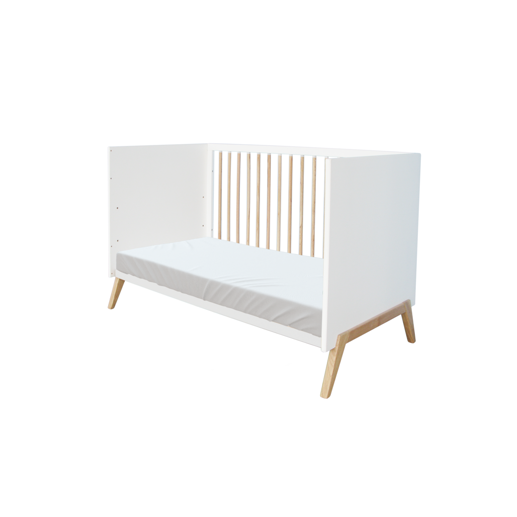 Marélie Evolutive Bed 70 x 140 - Neige