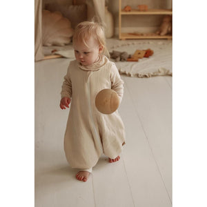 Muslin Sleeping Bag with Legs by Malomi Kids