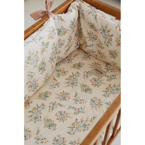 Blooming Meadow Cotton Fitted Sheet by Malomi Kids