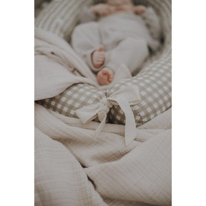Countryside Check Baby Nest by Malomi Kids