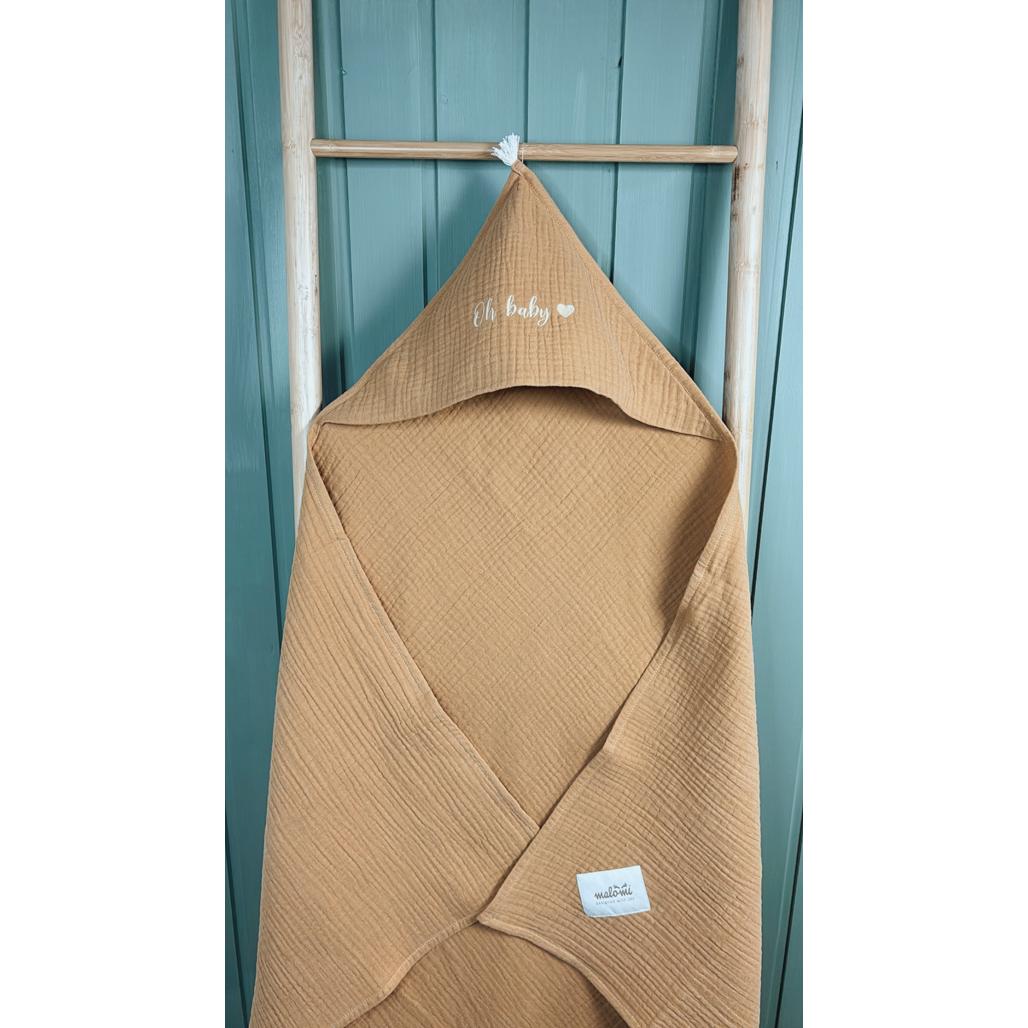 Muslin Hooded Towel by Malomi Kids