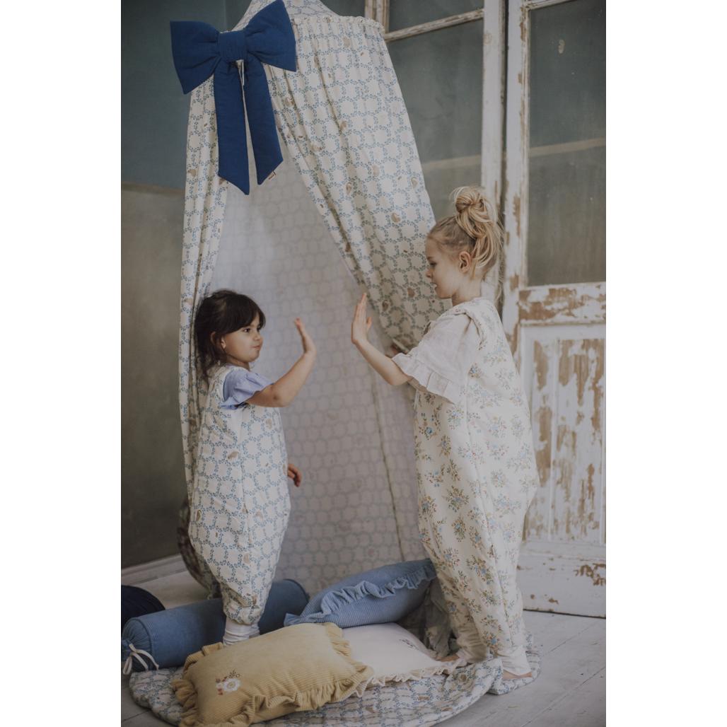 Blue Cottage Cot Canopy by Malomi Kids