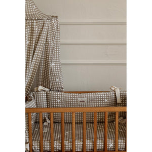 Countryside Check Cot Bumper by Malomi Kids